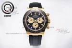 AAA replica QF Rolex Daytona Swiss 4130 mechanical rubber strap watch 